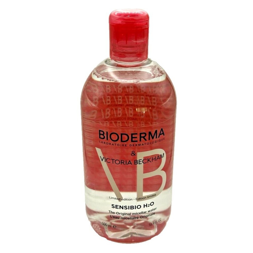 Bioderma Sensibio H2O Micellar Water Cleanser 16.9 oz 500ml Victoria Beckham